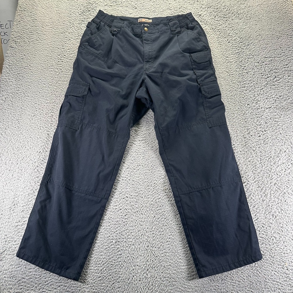 5.11 Tactical Pant Mens 34x30 Blue Cargo Straight Leg Utility Workwear Travel